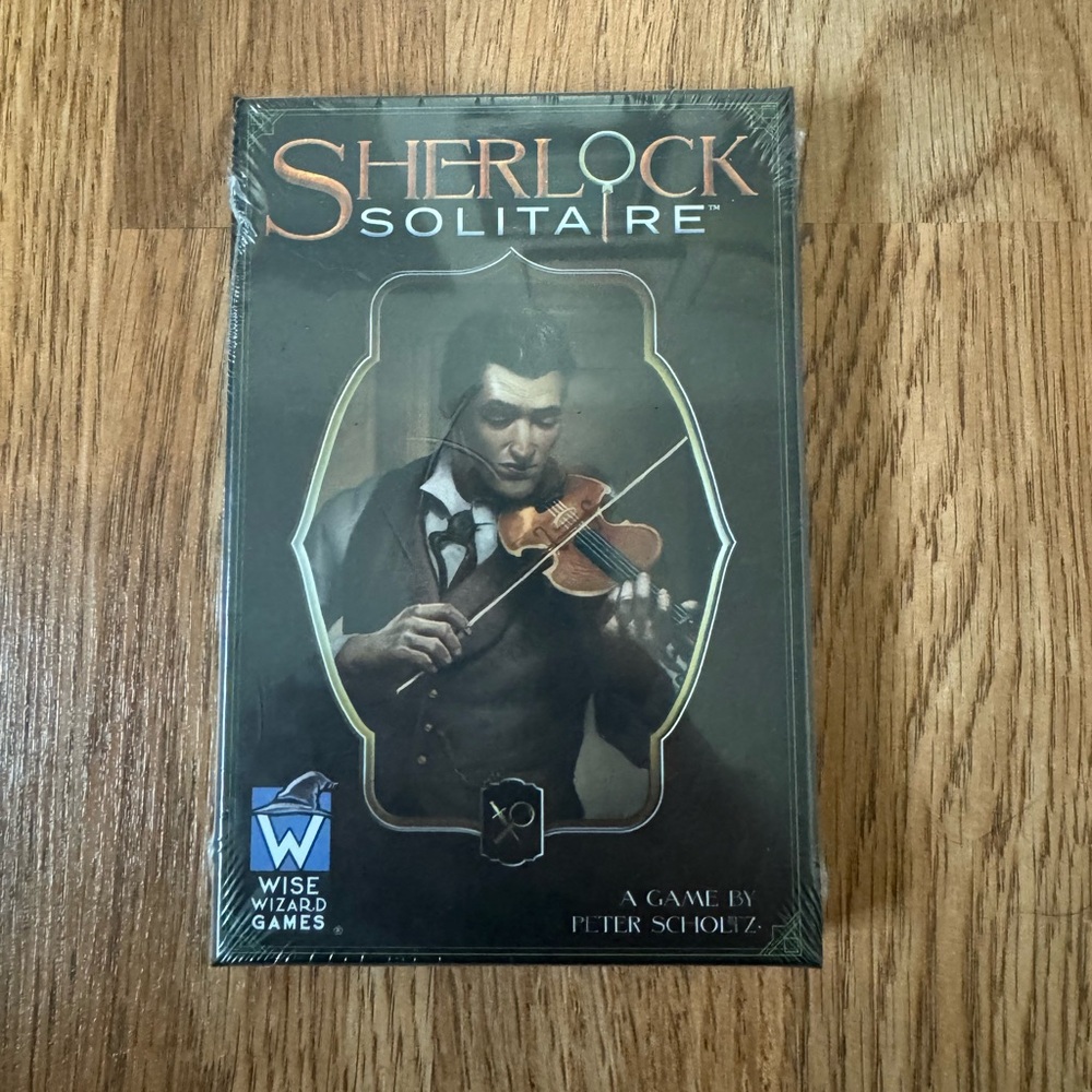 NWOT Sherlock Solitaire Card Game for One or Two Players